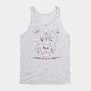 Brave As Hell Tank Top